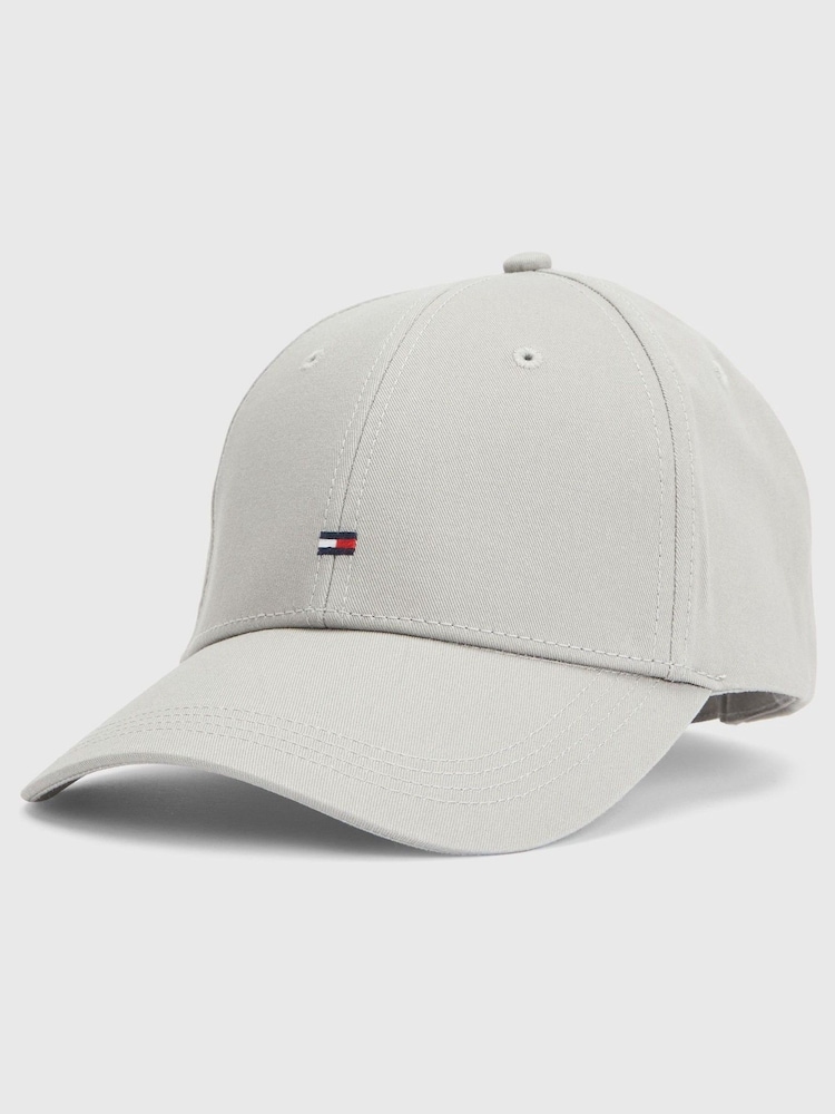 Tommy Hilfiger Grey Classic Baseball 100% Cotton Cap - Image 4 of 5