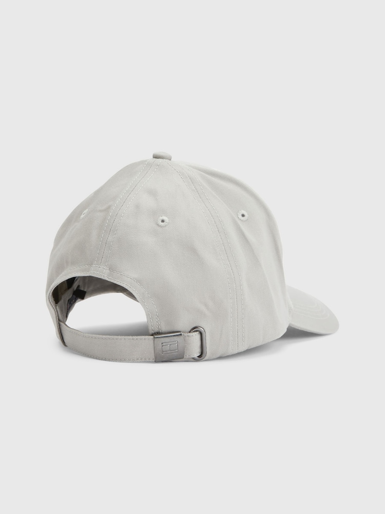 Tommy Hilfiger Grey Classic Baseball 100% Cotton Cap - Image 5 of 5