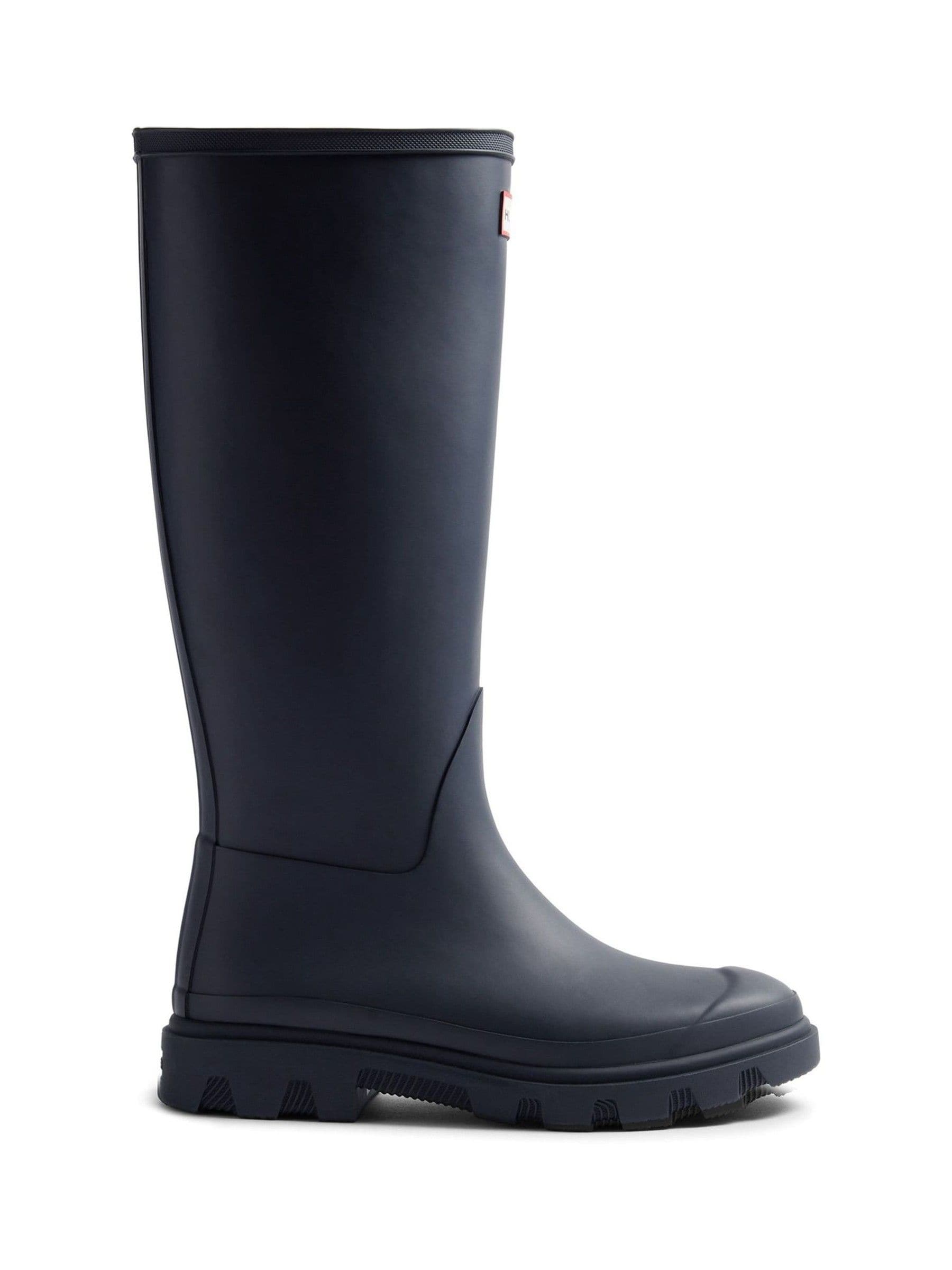 Hunter Men's Blue Downpour Tall Wellington Boots - Image 1