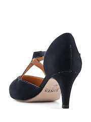 Jones Bootmaker Blue Leather Stiletto-Heeled Court Shoes - Image 4 of 6