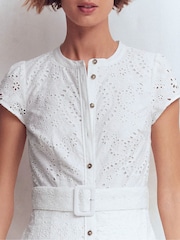Boden White Arabella Cotton Maxi Dress - Image 2 of 6