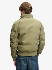 Superdry Green MA1 Bomber Jacket - Image 2 of 6