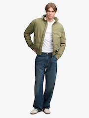 Superdry Green MA1 Bomber Jacket - Image 3 of 6