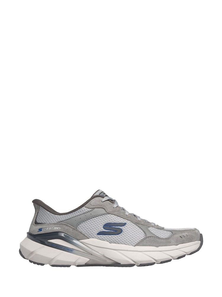 Skechers Grey Skech Cage Lexon Trainers - Image 1 of 2