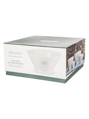 Mary Berry White Garden Agapanthus Large Serving Bowl - Image 4 of 4