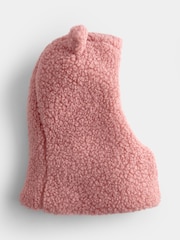 Jojo Maman Bébé Pink Bear Borg Balaclava Hat - Image 3 of 5