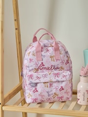 Personalised Bow Grab Mini Backpack - Image 1 of 4
