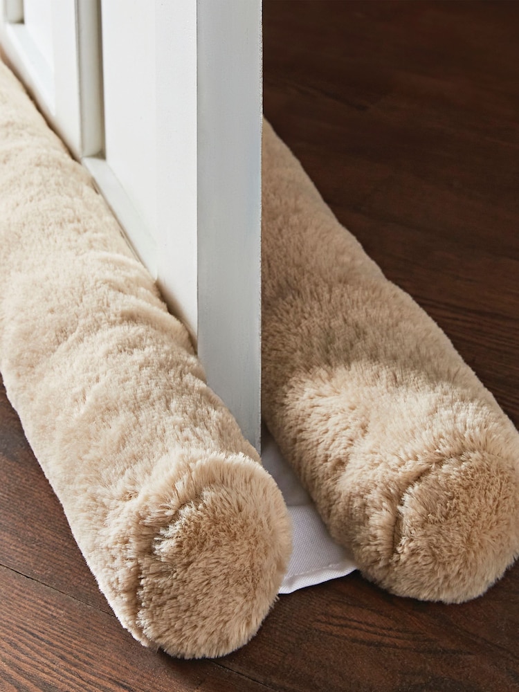 Catherine Lansfield Faux Fur Soft and Cosy Draught Excluder Cushion - Bild 2 von 3 Catherine Lansfield Faux Fur Soft and Cosy Draught Excluder Cushion - Bild 2 von 3