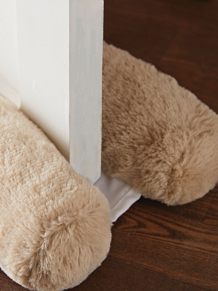Catherine Lansfield Faux Fur Soft and Cosy Draught Excluder Cushion - Bild 3 von 3 Catherine Lansfield Faux Fur Soft and Cosy Draught Excluder Cushion - Bild 3 von 3