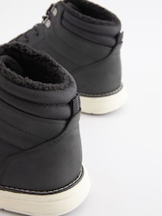 Black Warm Lined Boots - Image 6 of 6