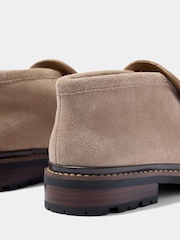 لون طبيعي - Mint Velvet Effie Suede Loafer Boots - Image 2 of 4