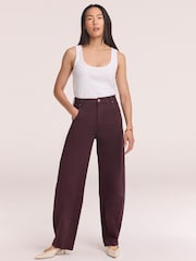 Mint Velvet Red Ultimate Barrel Jeans - Image 1 of 8