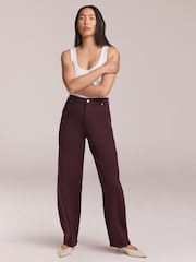 Mint Velvet Red Ultimate Barrel Jeans - Image 2 of 8