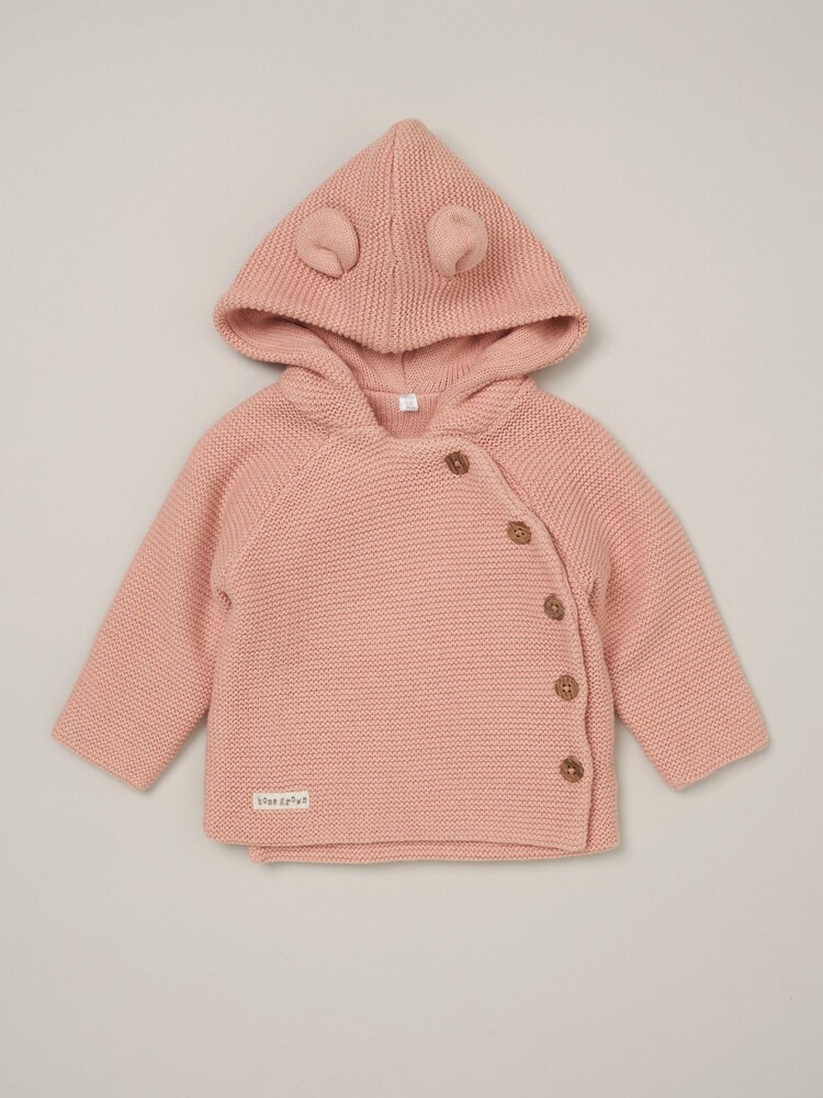 Homegrown 100% Cotton Knitted Button Cardigan - Image 1 of 3