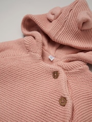 Homegrown 100% Cotton Knitted Button Cardigan - Image 2 of 3