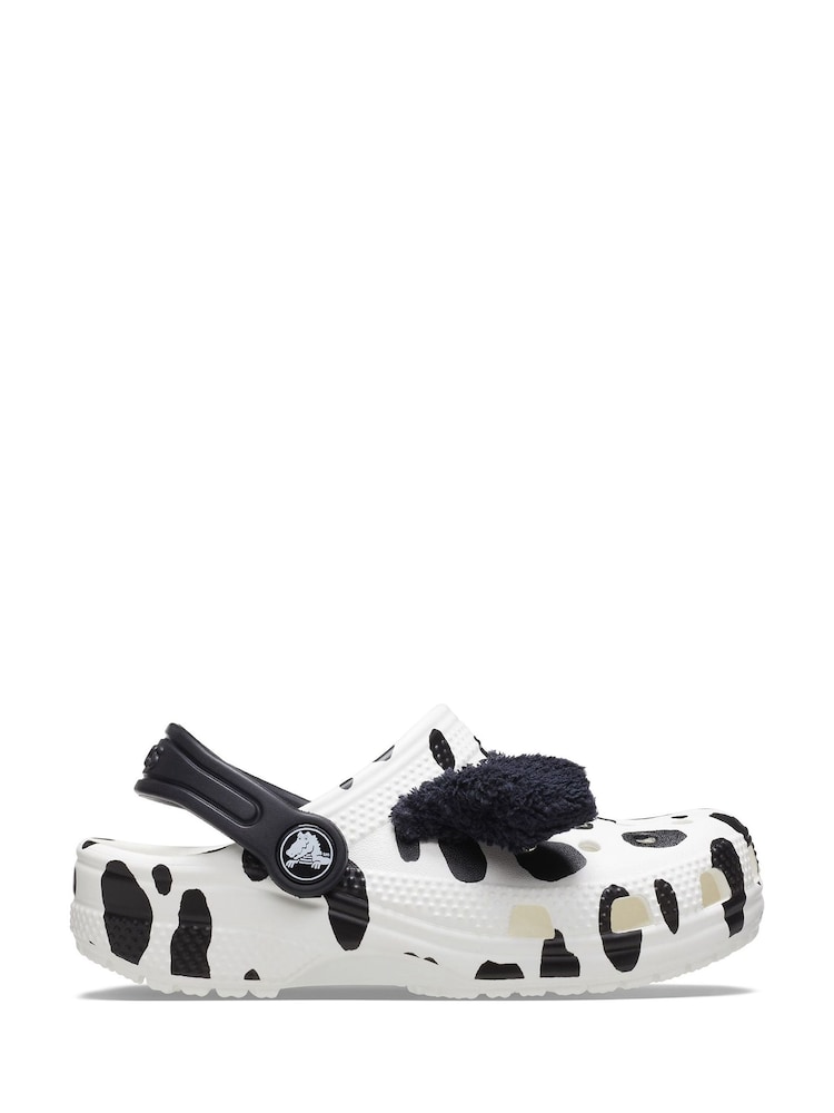 Crocs Dalmation Kids Classic Clogs - Image 1 of 4