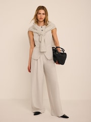Mint Velvet Grey Tailored Waistcoat - Image 6 of 8