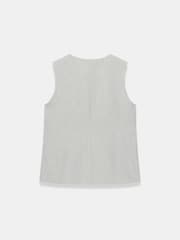 Mint Velvet Grey Tailored Waistcoat - Image 8 of 8