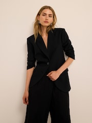 Mint Velvet Black Single Breasted Blazer - Image 2 of 7
