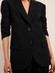Mint Velvet Black Single Breasted Blazer - Image 3 of 7