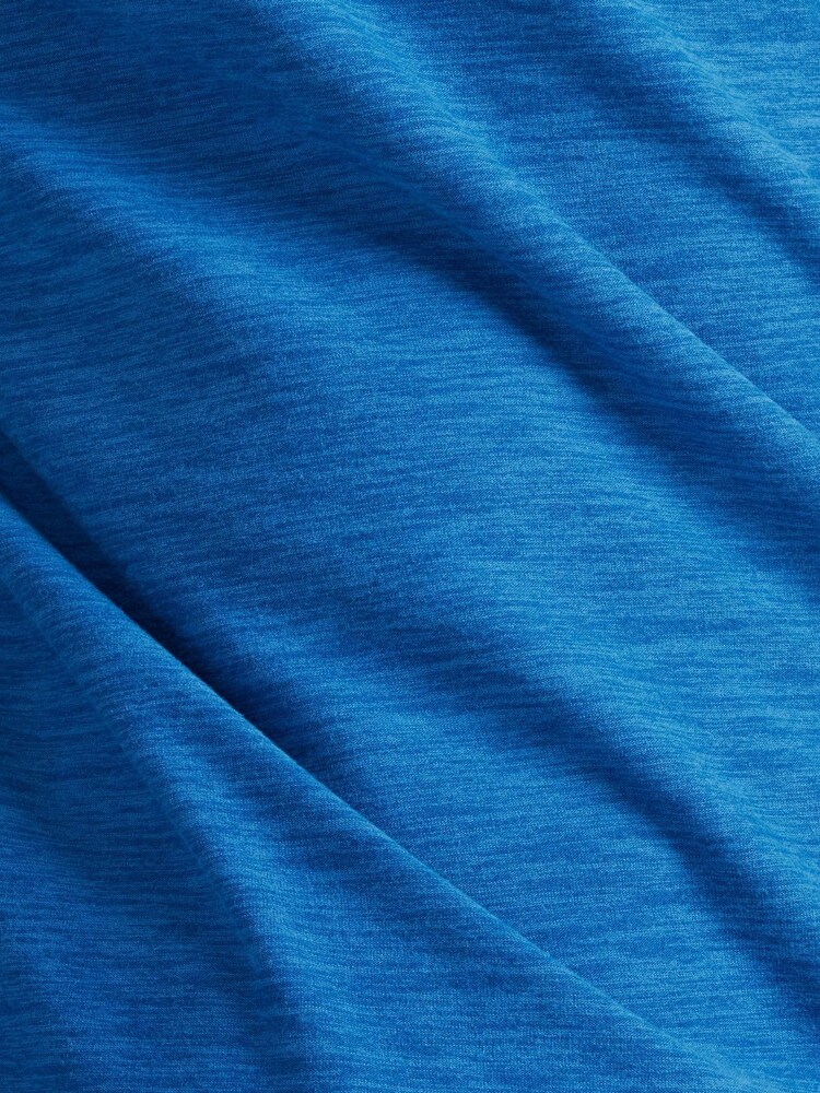 New Balance Blue Mens Space Dye Quarter Zip Top - Image 6 of 6