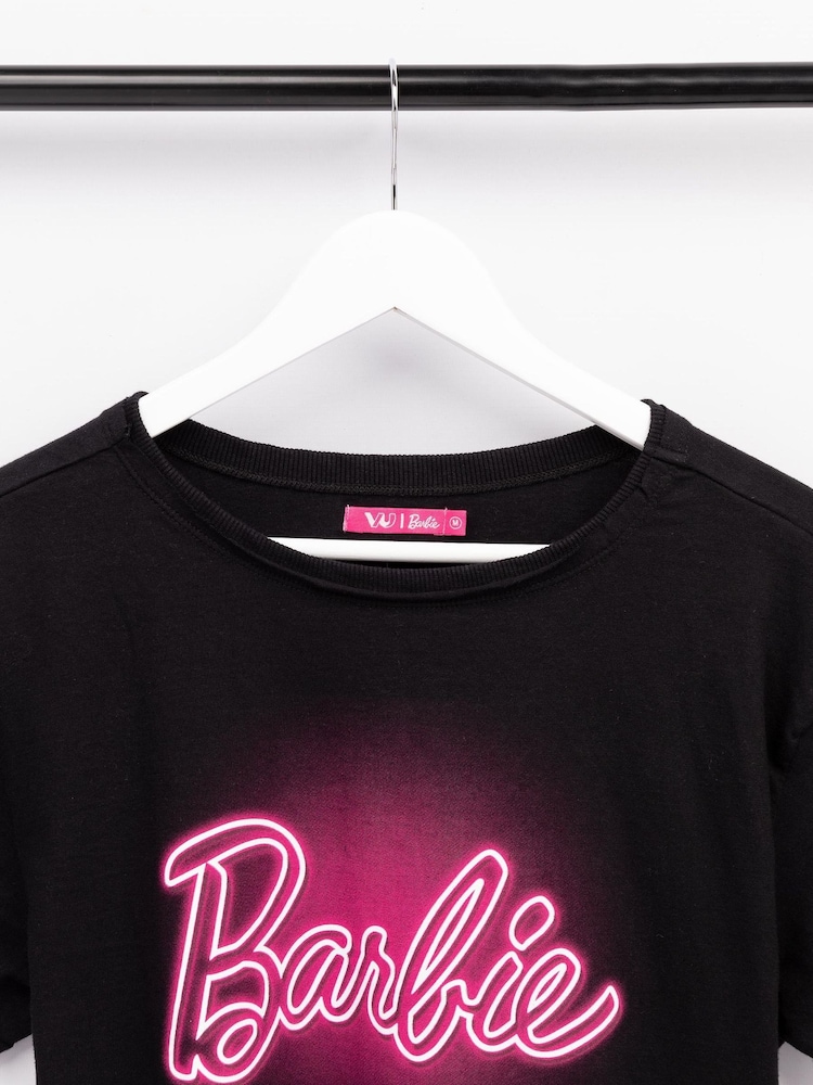 Vanilla Underground Black Barbie Cropped 100% Cotton T-Shirt - Image 5 of 6