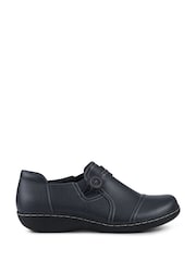 Pavers Blue Smart Elasticated Slip-On Shoes - Image 1 of 5
