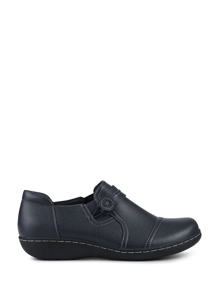 Pavers Blue Smart Elasticated Slip-On Shoes - Image 1 of 5