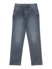 U.S. Polo Assn. Grey Slim Fit Boys 5 Pocket Denim Jeans - Image 1 of 4