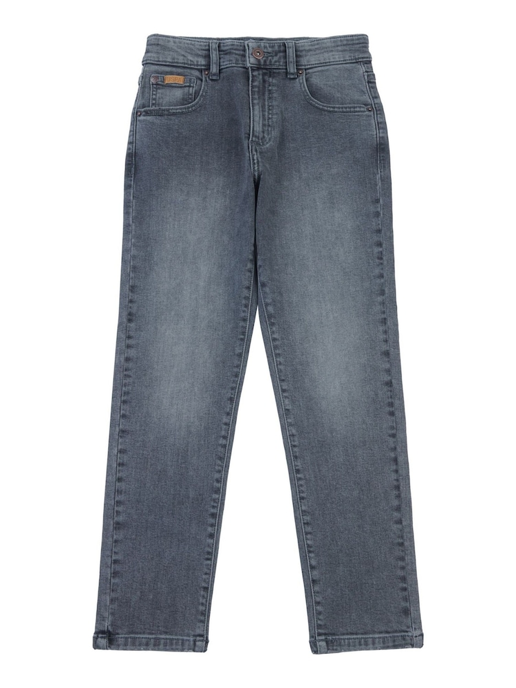 U.S. Polo Assn. Grey Slim Fit Boys 5 Pocket Denim Jeans - Image 1 of 4