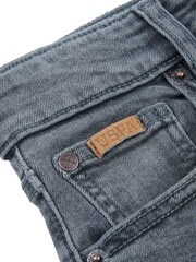 U.S. Polo Assn. Grey Slim Fit Boys 5 Pocket Denim Jeans - Image 3 of 4