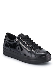 Schwarz - Pavers Turnschuhe mit dicker Plateausohle - Bild 2 von 5