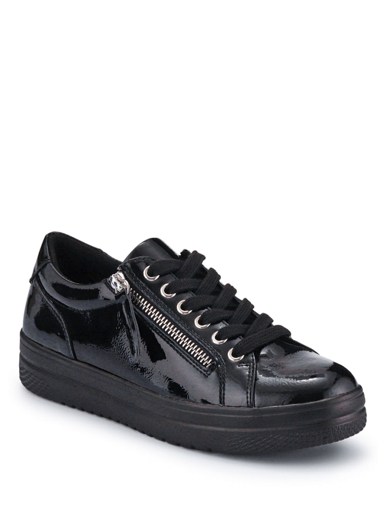 Schwarz - Pavers Turnschuhe mit dicker Plateausohle - Bild 2 von 5 Schwarz - Pavers Turnschuhe mit dicker Plateausohle - Bild 2 von 5