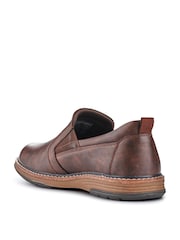 Marrón - Pavers Wide Fit Elasticated Slip-On Shoes - Imagen 4 de 6