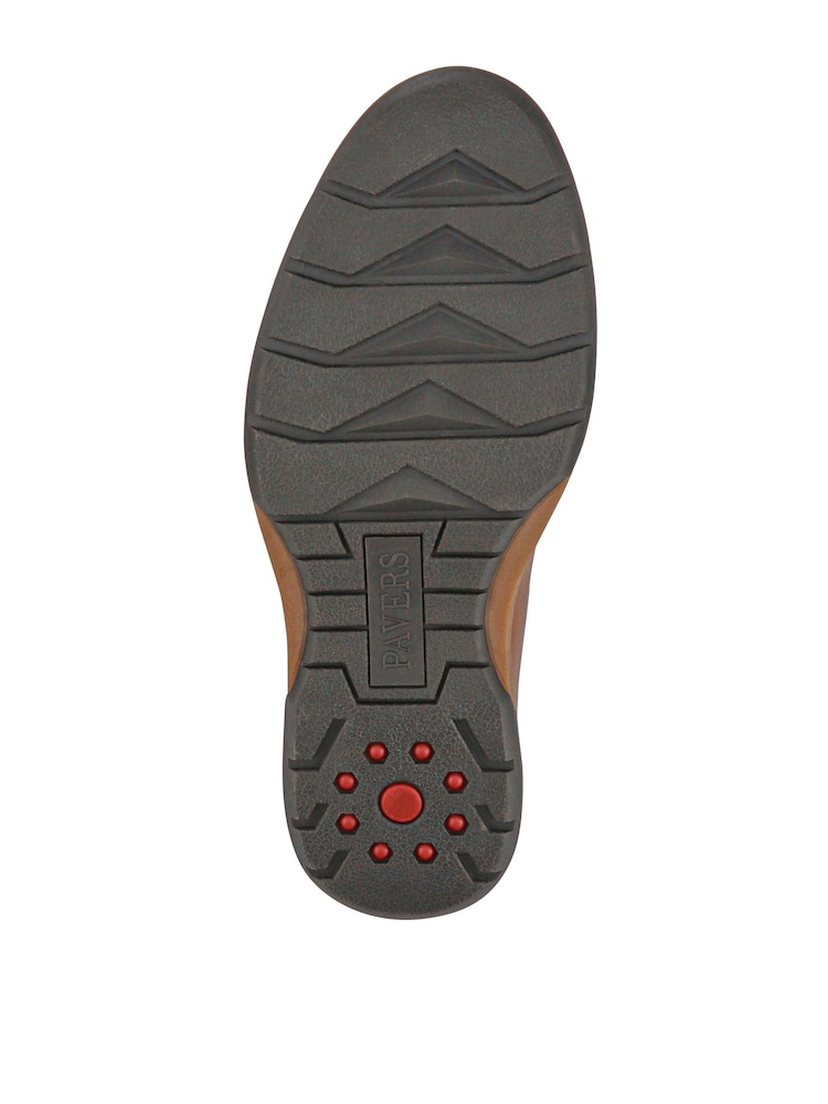 Marrón tostado - Pavers Wide Fit Elasticated Slip-On Shoes - Imagen 6 de 6