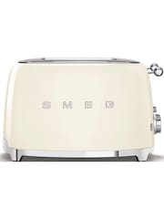 Smeg Cream 4 Slice Toaster - Image 1 of 7