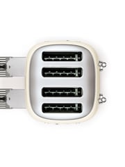 Smeg Cream 4 Slice Toaster - Image 3 of 7
