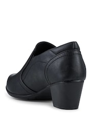 Pavers Black Wide Fit Cone Heel Shoes - Image 2 of 5