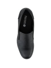 Pavers Black Wide Fit Cone Heel Shoes - Image 4 of 5