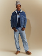 Levi's® Ecru Backpatch Wool Beanie - Image 2 of 4