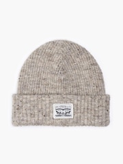 Levi's® Ecru Backpatch Wool Beanie - Image 3 of 4