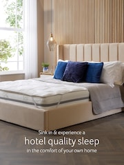 Snuggledown White Luxurious Hotel Temp Control Mattress Topper - Image 2 of 5