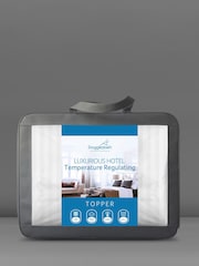 Snuggledown White Luxurious Hotel Temp Control Mattress Topper - Image 5 of 5