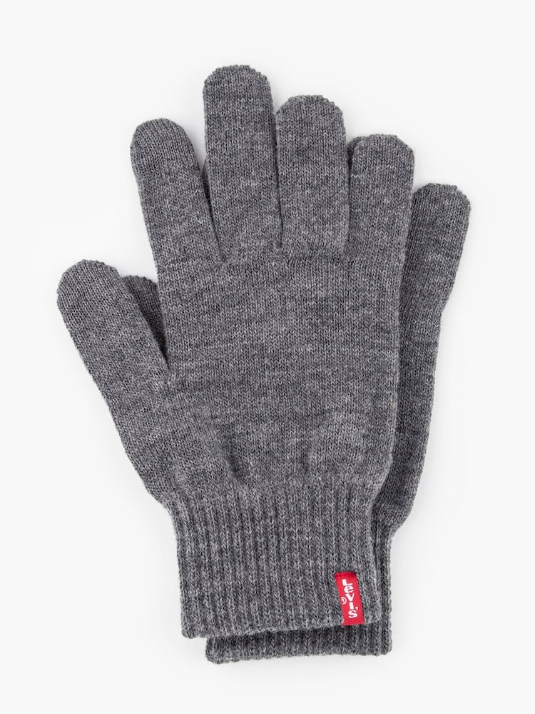 Levi's® Grey Ben Touchscreen Gloves - Image 1 of 2 Levi's® Grey Ben Touchscreen Gloves - Image 1 of 2