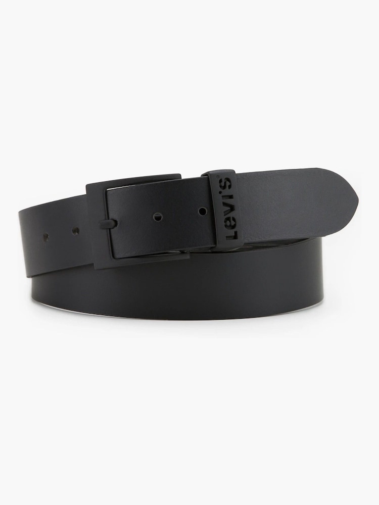 Levi's® Black Ashland Metal Logo Belt - Image 1 of 2