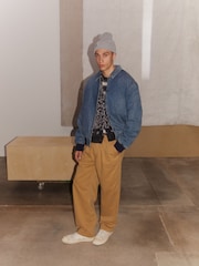 Levi's® Grey 100% Cotton Backpatch Beanie - Image 2 of 4