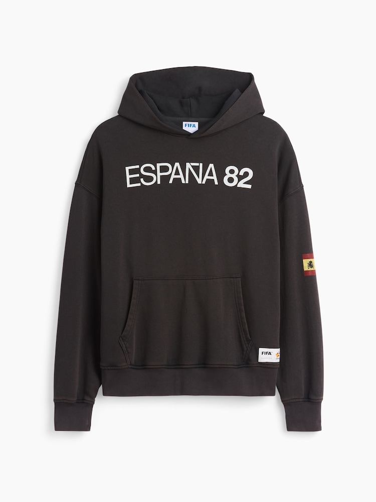 Gap Black Spain FIFA WORLD CUP™ Vintage Soft Oversized Hoodie - Image 4 of 4 Gap Black Spain FIFA WORLD CUP™ Vintage Soft Oversized Hoodie - Image 4 of 4