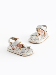 Neutral Print Bright Baby Trekker Sandals (0-24mths) - Image 1 of 6