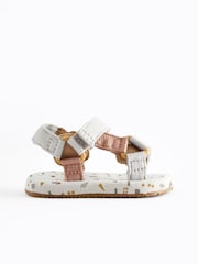 Neutral Print Bright Baby Trekker Sandals (0-24mths) - Image 2 of 6