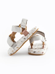 Neutral Print Bright Baby Trekker Sandals (0-24mths) - Image 3 of 6